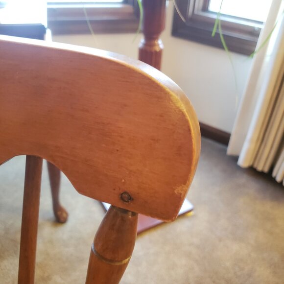 Stickley Wooden Swivel Side Chair / Piano Chair - Picture 10 of 11